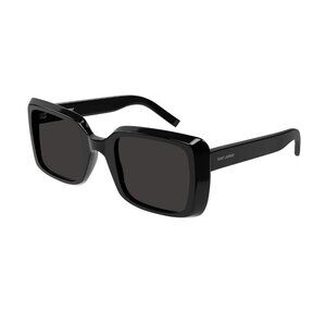NEW SAINT LAURENT SUNGLASSES, SL497 001 BLACK WOMEN EYEWEAR SL 497 001